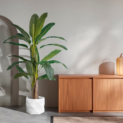 GloboStar® Artificial Garden BANANA TREE 20018 - Τεχνητό Διακοσμητικό Φυτό Μπανανιά - Μπανανόδεντρο Υ240cm