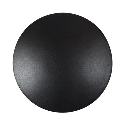 GLOBOSTAR® HELIO-R 60492 Μοντέρνο Φωτιστικό Τοίχου - Απλίκα LED 7W 840lm 120° AC 220-240V Αδιάβροχο IP65 Φυσικό Λευκό 4500K - Lumileds SMD Chip & TÜV SÜD Driver - Μαύρο Ματ - Μ16 x Π16 x Υ5cm - 5 Χρόνια Εγγύηση