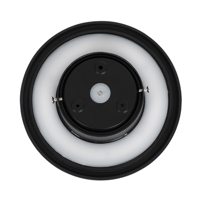 GLOBOSTAR® HELIO-R 60492 Μοντέρνο Φωτιστικό Τοίχου - Απλίκα LED 7W 840lm 120° AC 220-240V Αδιάβροχο IP65 Φυσικό Λευκό 4500K - Lumileds SMD Chip & TÜV SÜD Driver - Μαύρο Ματ - Μ16 x Π16 x Υ5cm - 5 Χρόνια Εγγύηση