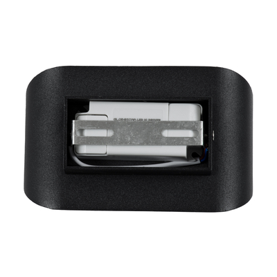 GLOBOSTAR® EDEN 60670 Μοντέρνο Φωτιστικό Τοίχου - Απλίκα LED 10W 950lm 60° AC 220-240V IP20 Θερμό Λευκό 2700K - Bridgelux COB Chip & TÜV SÜD Driver - Μαύρο Ματ - Μ16 x Π10.5 x Υ9cm - 3 Χρόνια Εγγύηση