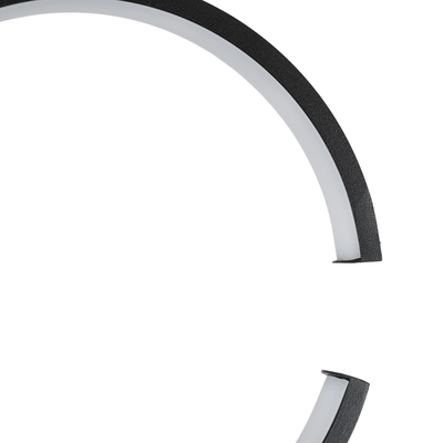 GLOBOSTAR® CEROBA 61306 Μοντέρνο Κρεμαστό Φωτιστικό Οροφής LED 12W 1320lm 360° AC 220-240V IP20 Ρυθμιζόμενο Λευκό CCT με On/Off 2700K/4500K/6000K - Lumileds SMD Chip - Μαύρο - Μ22 x Π2 x Υ22cm - 3 Χρόνια Εγγύηση