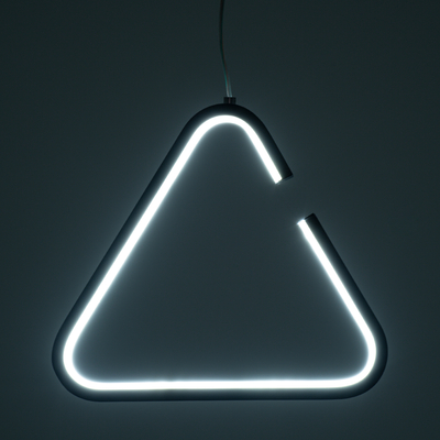 GLOBOSTAR® CEROBA 61307 Μοντέρνο Κρεμαστό Φωτιστικό Οροφής LED 12W 1320lm 360° AC 220-240V IP20 Ρυθμιζόμενο Λευκό CCT με On/Off 2700K/4500K/6000K - Lumileds SMD Chip - Μαύρο Ματ - Μ22 x Π2 x Υ22cm - 3 Χρόνια Εγγύηση