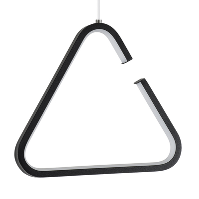 GLOBOSTAR® CEROBA 61307 Μοντέρνο Κρεμαστό Φωτιστικό Οροφής LED 12W 1320lm 360° AC 220-240V IP20 Ρυθμιζόμενο Λευκό CCT με On/Off 2700K/4500K/6000K - Lumileds SMD Chip - Μαύρο Ματ - Μ22 x Π2 x Υ22cm - 3 Χρόνια Εγγύηση