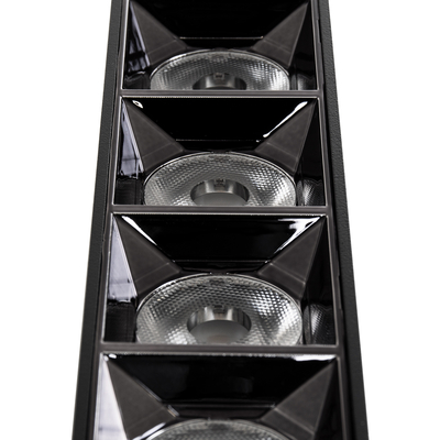 GLOBOSTAR® LUMINAR 60329 Downlight Σποτ LED 20W 2700lm 36° AC 220-240V IP20 Θερμό Λευκό 2700K - Osram SMD Chip & TÜV SÜD Driver - Μαύρο Ματ - Μ19.5 x Π4.2 x Υ6.6cm - 5 Χρόνια Εγγύηση