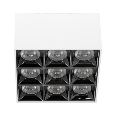 GLOBOSTAR® LUMINAR 60339 Downlight Σποτ LED 30W 4050lm 36° AC 220-240V IP20 Θερμό Λευκό 2700K - Osram SMD Chip & TÜV SÜD Driver - Λευκό Ματ - Μ12 x Π12 x Υ6.6cm - 5 Χρόνια Εγγύηση