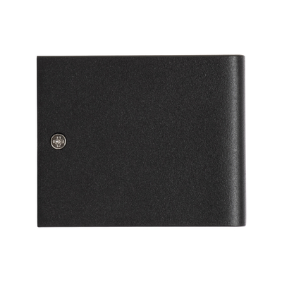 GLOBOSTAR® CIRCOA 60544 Μοντέρνο Φωτιστικό Τοίχου - Απλίκα LED 10W 1080lm 60° AC 220-240V IP44 Θερμό Λευκό 2700K - Bridgelux COB Chip & TÜV SÜD Driver - Μαύρο Ματ - Μ20 x Π8 x Υ10cm - 5 Χρόνια Εγγύηση