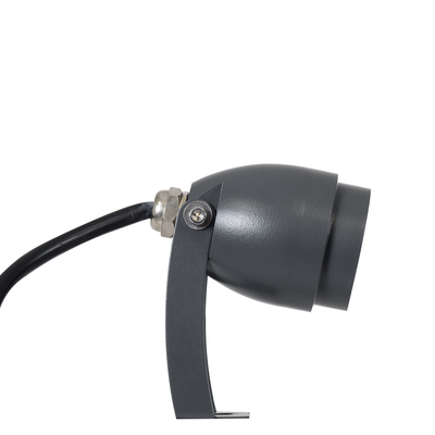 GLOBOSTAR® TREEGAL 90461 Φωτιστικό Σποτ για Φυτά - Δέντρα με Βάση Μπετού & Κορμού LED 3W 330lm 15° DC 24V Αδιάβροχο IP67 Θερμό Λευκό 2700K Dimmable - Bridgelux SMD Chip - Γκρι Ανθρακί - Μ5 x Π5 x Υ14.7cm - 3 Χρόνια Εγγύηση