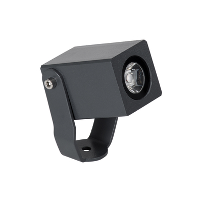 GLOBOSTAR® TREEMARO 90472 Φωτιστικό Σποτ για Φυτά - Δέντρα LED 3W 330lm 8° DC 24V Αδιάβροχο IP67 Θερμό Λευκό 2700K Dimmable - Bridgelux SMD Chip - Γκρι Ανθρακί - Μ3.5 x Π6.4 x Υ10cm - 3 Χρόνια Εγγύηση