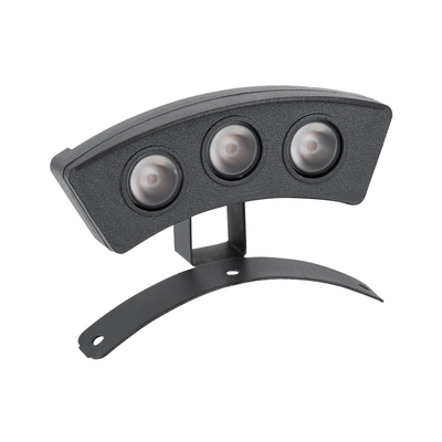 GLOBOSTAR® TREEPLANTE 90514 Κυρτή Μπάρα Φωτισμού Wall Washer για Φυτά - Δέντρα LED 3W 315lm 15° DC 24V Αδιάβροχο IP67 Ultra Θερμό Λευκό 2200K Dimmable - Bridgelux SMD Chip - Γκρι Ανθρακί - Μ11 x Π3 x Υ8.2cm - 3 Χρόνια Εγγύηση