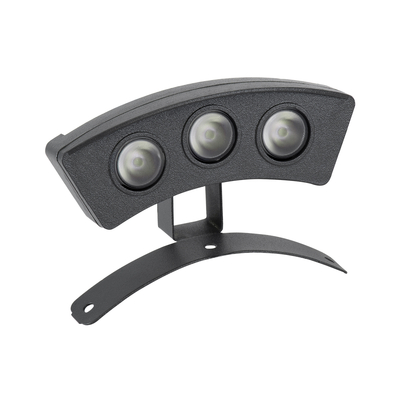 GLOBOSTAR® TREEPLANTE 90517 Κυρτή Μπάρα Φωτισμού Wall Washer για Φυτά - Δέντρα LED 3W 255lm 15° DC 24V Αδιάβροχο IP67 Πράσινο Dimmable - Bridgelux SMD Chip - Γκρι Ανθρακί - Μ11 x Π3 x Υ8.2cm - 3 Χρόνια Εγγύηση