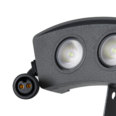 GLOBOSTAR® TREEPLANTE 90517 Κυρτή Μπάρα Φωτισμού Wall Washer για Φυτά - Δέντρα LED 3W 255lm 15° DC 24V Αδιάβροχο IP67 Πράσινο Dimmable - Bridgelux SMD Chip - Γκρι Ανθρακί - Μ11 x Π3 x Υ8.2cm - 3 Χρόνια Εγγύηση