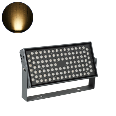 GLOBOSTAR® FLOODZANA 90558 Προβολέας Σποτ Wall Washer LED 100W 9000lm 30° DC 24V Αδιάβροχο IP65 Θερμό Λευκό 2700K Dimmable - Bridgelux SMD Chip - Γκρι Ανθρακί - Μ45.5 x Π28 x Υ10cm - 3 Χρόνια Εγγύηση