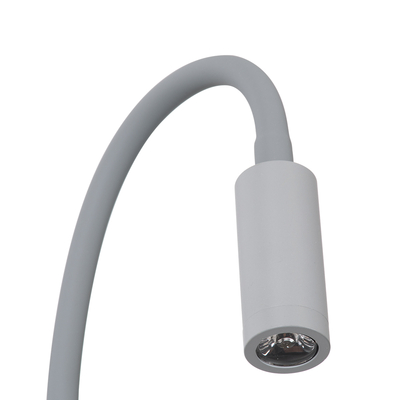 GLOBOSTAR® GOOSE 60877 Μοντέρνο Φωτιστικό Τοίχου - Απλίκα Ξενοδοχείου Reading Light LED 3W 300lm 36° AC 220-240V IP20 Φυσικό Λευκό 4500K - CREE XPE Chip & TÜV SÜD Driver - Γκρι Ανθρακί Ματ - Μ6.5 x Π15 x Υ24.5cm - 3 Χρόνια Εγγύηση