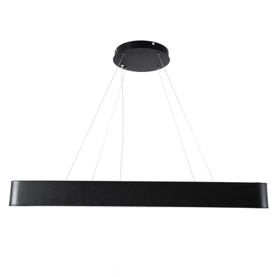 GLOBOSTAR® KAMALA 61210-P Μοντέρνο Κρεμαστό Φωτιστικό Οροφής LED 100W 11020lm 120° AC 220-240V IP20 Ρυθμιζόμενο Λευκό CCT με Χειριστήριο από 2700K έως 6000K Dimmable - Lumileds SMD Chip - Μαύρο Ματ - Μ80 x Π80 x Υ8cm - 3 Χρόνια Εγγύηση