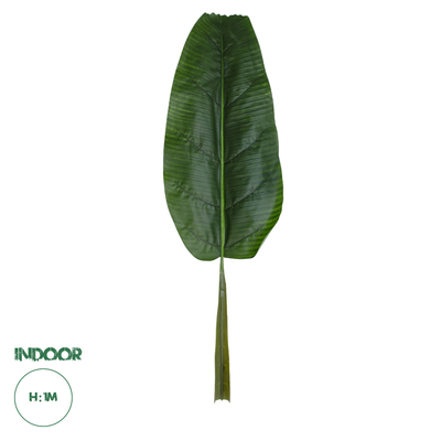 GloboStar® Artificial Garden BANANA TREE LEAF 20177 - Τεχνητό Διακοσμητικό Φύλο Μπανανιάς - Μπανανόδεντρου Π30 x Υ100cm