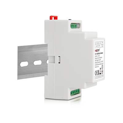 GloboStar® 71415 LS2S Mi-BOXER DC WiFi & RF 2.4Ghz Dimmer High Speed Controller 5 Καναλιών DC 12-24V 5 x 6A 144W - Max 10A 240W - IP20 RGBW+WW - Din Rail Ράγας - Μ9 x Π3.4 x Υ6cm - 5 Years Warranty