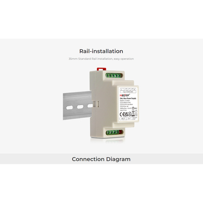 GLOBOSTAR® MiBOXER-DL-POW1 71420 DC DALI BUS Τροφοδοτικό/Μετασχηματιστής SELV Ράγας με 2 x 125mA 2W Κανάλια AC 220-240V σε DC 16V 250mA 4W Max IP20 - DALI BUS - Μ9 x Π3.4 x Υ6cm - 5 Χρόνια Εγγύηση