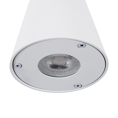 GLOBOSTAR® GARDENIA 60793 Μοντέρνο Φωτιστικό Τοίχου - Απλίκα με Ντουί 1 x GU10 AC 220-240V Αδιάβροχο IP65 - Λευκό Ματ - Μ9.5 x Π13 x Υ7.7cm