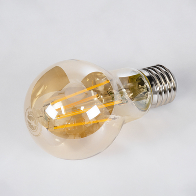 GLOBOSTAR® GLOBE 99038 Λάμπα E27 A60 LED 10W 900lm 360° AC 220-240V IP20 Ultra Θερμό Λευκό 2200K Dimmable - Long Filament Chip - Μελί - Μ6 x Π6 x Υ10.5cm - 3 Χρόνια Εγγύηση