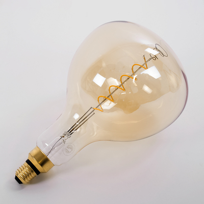 GLOBOSTAR® PAPAYAS 99171 Λάμπα E27 ER180 LED 6W 420lm 360° AC 220-240V IP20 Ultra Θερμό Λευκό 2200K Dimmable - Soft S Spiral Filament Chip - Μελί - Μ18 x Π18 x Υ30cm - 3 Χρόνια Εγγύηση