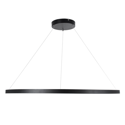 GLOBOSTAR® DIAMOND 61519 Μοντέρνο Κρεμαστό Φωτιστικό Οροφής LED 75W 8400lm 360° AC 220-240V IP20 Ρυθμιζόμενο Λευκό CCT με Χειριστήριο από 2700K έως 6000K Dimmable - Lumileds SMD Chip - Μαύρο Ματ - Μ100 x Π100 x Υ90cm - 3 Χρόνια Εγγύηση