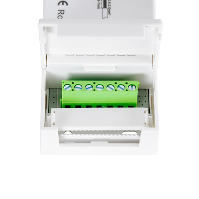 GLOBOSTAR® SKYDANCE-V5-L(WT) 71470 DC WiFi & RF 2.4Ghz & Push Dimmer / Controller με 5 x 6A 288W Κανάλια DC 12-48V 30A 1440W Max IP20 - WiFI & RF 2.4Ghz & Push Dimming - Μ18 x Π5.7 x Υ2.8cm - 5 Χρόνια Εγγύηση