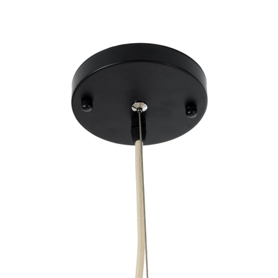 GLOBOSTAR® PALERMO 02311 Boho Κρεμαστό Φωτιστικό Οροφής με Ντουί 1 x E27 AC 220-240V IP20 - Μπεζ - Μ160 x Π160 x Υ45cm