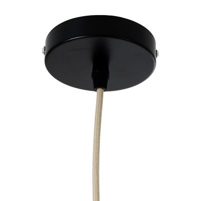 GLOBOSTAR® HIBISCUS 01925 Boho Κρεμαστό Φωτιστικό Οροφής με Ντουί 1 x E27 AC 220-240V IP20 - Μπεζ - Μ60 x Π60 x Υ50cm