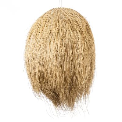 GLOBOSTAR® ARCHIPELAGO 02067 Boho Κρεμαστό Φωτιστικό Οροφής με Ντουί 1 x E27 AC 220-240V IP20 - Μπεζ - Μ100 x Π100 x Υ120cm