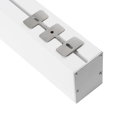 GloboStar® SURFACEPENDANT-PROFILE 70827-1M Προφίλ Αλουμινίου - Βάση & Ψύκτρα Ταινίας LED με Λευκό Γαλακτερό Κάλυμμα - Επιφανειακή & Κρεμαστή Χρήση - Πατητό Κάλυμμα - Λευκό - 1 Μέτρο - Μ100 x Π5 x Υ7cm