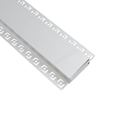 GloboStar® PLASTERBOARD-PROFILE 70862-3M Προφίλ Αλουμινίου - Βάση & Ψύκτρα Ταινίας LED με Λευκό Γαλακτερό Κάλυμμα - Χωνευτή Χρήση σε Γυψοσανίδα - Trimless - Πατητό Κάλυμμα - Ασημί - 3 Μέτρα - Πακέτο 5 Τεμαχίων - Μ300 x Π8.8 x Υ2cm