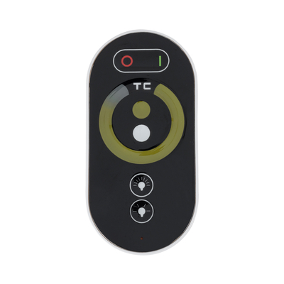 GLOBOSTAR® CCTCONTROLLER 73351 Σετ Dimmer / Controller με RF Ασύρματο Χειριστήριο με 2 x 6A 144W Κανάλια DC 12-24V 12A 288W Max IP20 - RF2.4Ghz SYNC - Μ8.3 x Π8.3 x Υ3.2cm - 2 Χρόνια Εγγύηση