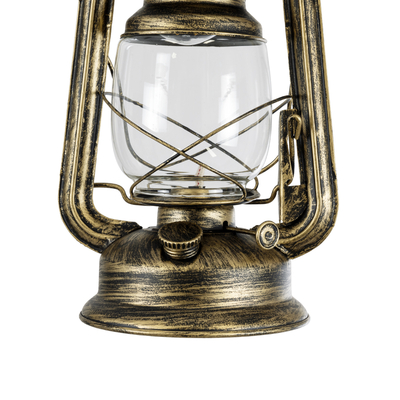 GLOBOSTAR® BARBAROSSA 01705 Vintage Κρεμαστό Φωτιστικό Οροφής με Ντουί 1 x E27 AC 220-240V IP20 - Μπρούτζινο - Μ18 x Π18 x Υ28cm