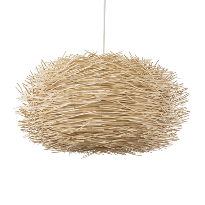 GLOBOSTAR® MINORCA 01786 Boho Κρεμαστό Φωτιστικό Οροφής με Ντουί 1 x E27 AC 220-240V IP20 - Μπεζ - Μ100 x Π100 x Υ45cm