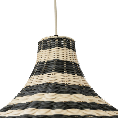 GLOBOSTAR® JAMAICA 01955 Boho Κρεμαστό Φωτιστικό Οροφής με Ντουί 1 x E27 AC 220-240V IP20 - Μπεζ & Λαδί - Μ60 x Π60 x Υ60cm