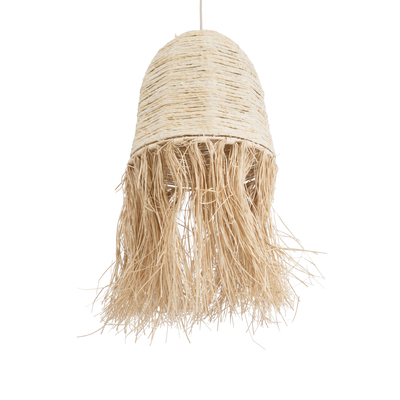 GLOBOSTAR® AREMBEPE 02178 Boho Κρεμαστό Φωτιστικό Οροφής με Ντουί 1 x E27 AC 220-240V IP20 - Μπεζ - Μ34 x Π34 x Υ70cm