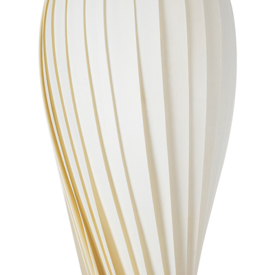 GLOBOSTAR® PRAIA 02317 Μοντέρνο Κρεμαστό Φωτιστικό Οροφής με Ντουί 2 x E27 AC 220-240V IP20 - Μπεζ & Λευκό - Μ25 x Π25 x Υ145cm