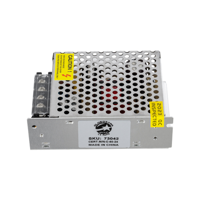 GLOBOSTAR® LUMIVOLT 73042 Τροφοδοτικό/Μετασχηματιστής PELV 60W 2.5A DC 24V IP20 - AC 220-240V σε DC 24V / Ρυθμιζόμενo από DC 22.5V έως DC 25.5V - Μ11 x Π7.8 x Υ3.8cm - 3 Χρόνια Εγγύηση