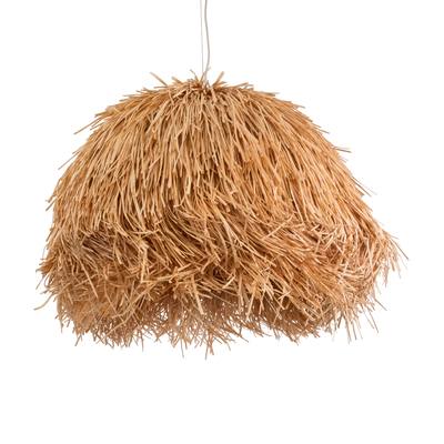 GLOBOSTAR® GUADELOUPE 02155 Boho Κρεμαστό Φωτιστικό Οροφής με Ντουί 1 x E27 AC 220-240V IP20 - Καφέ - Μ80 x Π80 x Υ60cm