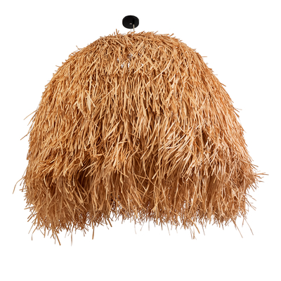 GLOBOSTAR® GUADELOUPE 02156 Boho Κρεμαστό Φωτιστικό Οροφής με Ντουί 1 x E27 AC 220-240V IP20 - Μπεζ - Μ120 x Π120 x Υ100cm