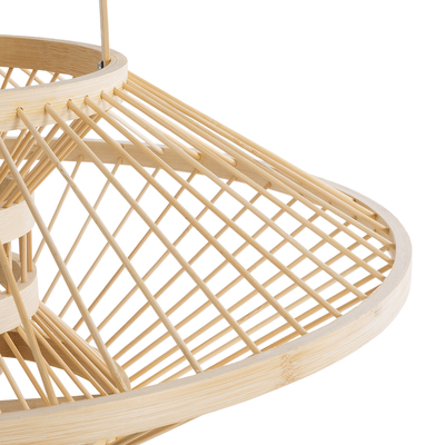 GLOBOSTAR® SORENIA 02005 Boho Επιδαπέδιο Φωτιστικό με Ντουί 1 x E27 AC 220-240V IP20 - Μπεζ - Μ50 x Π50 x Υ18cm