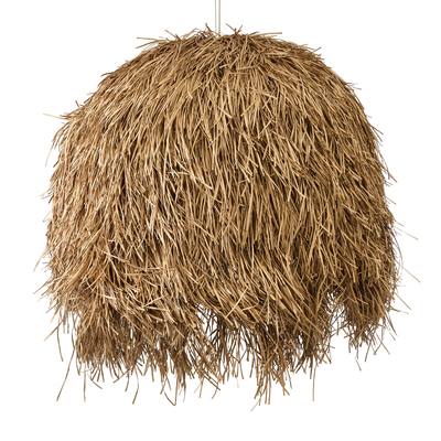 GLOBOSTAR® GUADELOUPE 02159 Boho Κρεμαστό Φωτιστικό Οροφής με Ντουί 1 x E27 AC 220-240V IP20 - Μπεζ - Μ120 x Π120 x Υ100cm