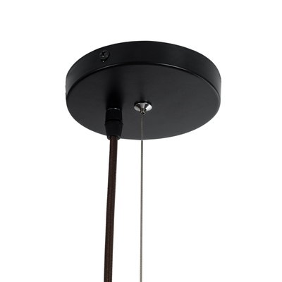 GLOBOSTAR® GUADELOUPE 02294 Boho Κρεμαστό Φωτιστικό Οροφής με Ντουί 1 x E27 AC 220-240V IP20 - Καφέ - Μ80 x Π80 x Υ60cm