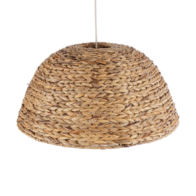 GLOBOSTAR® MANGATA 01847 Boho Κρεμαστό Φωτιστικό Οροφής με Ντουί 1 x E27 AC 220-240V IP20 - Μπεζ - Μ60 x Π60 x Υ28cm