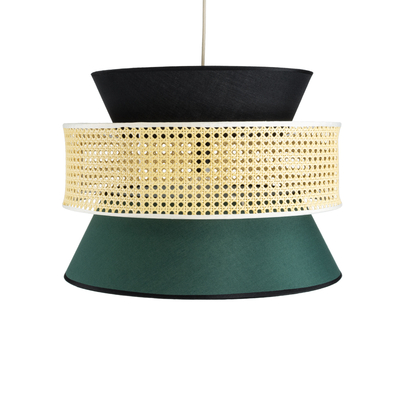 GLOBOSTAR® SAIGE 01916 Boho Κρεμαστό Φωτιστικό Οροφής με Ντουί 1 x E27 AC 220-240V IP20 - Πολύχρωμο - Μ50 x Π50 x Υ36cm