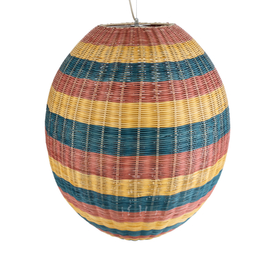 GLOBOSTAR® CABALLEROS 02066 Boho Κρεμαστό Φωτιστικό Οροφής με Ντουί 1 x E27 AC 220-240V IP20 - Πολύχρωμο - Μ70 x Π70 x Υ80cm