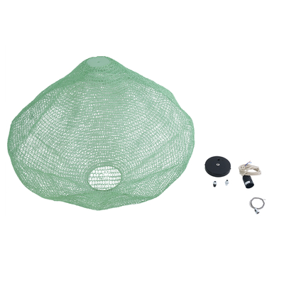 GLOBOSTAR® KENTUCKY 01870 Vintage Κρεμαστό Φωτιστικό Οροφής με Ντουί 1 x E27 AC 220-240V IP20 - Τιρκουάζ - Μ90 x Π90 x Υ70cm