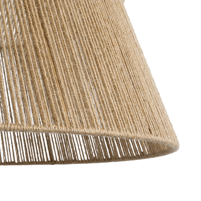 GLOBOSTAR® BISBEE 02205 Boho Κρεμαστό Φωτιστικό Οροφής με Ντουί 1 x E27 AC 220-240V IP20 - Μπεζ - Μ80 x Π80 x Υ48cm