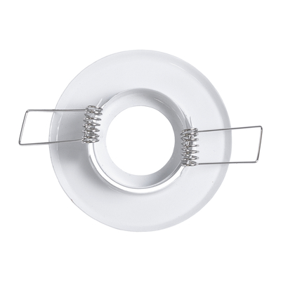 GLOBOSTAR® DELTA 77800 Χωνευτή Κινούμενη Βάση για Σποτ MR11 με Ντουί GU10/GU5.3 IP20 - Λευκό - Μ7 x Π7 x Υ2.1cm / Q5.5cm