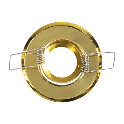 GLOBOSTAR® DELTA 77804 Χωνευτή Κινούμενη Βάση για Σποτ MR11 με Ντουί GU10/GU5.3 IP20 - Χρυσό Πλατίνα - Μ7 x Π7 x Υ2.1cm / Q5.5cm